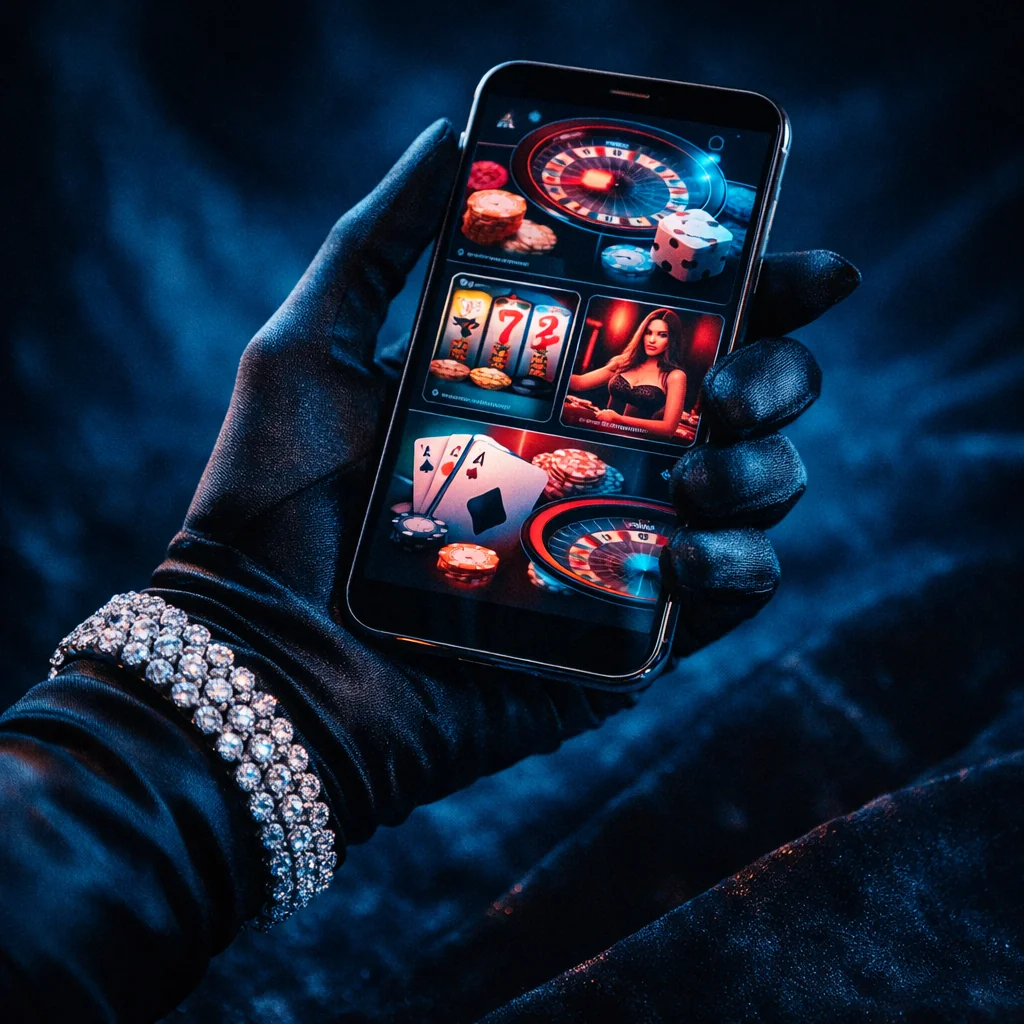 Mobiele speler bij KokoBet online casino met betaalopties